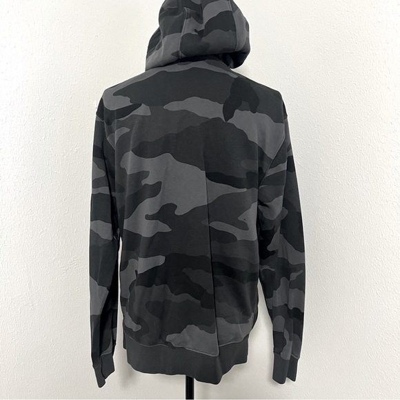 Nike Men’s Camouflage Medium Zipped Hooded Jacket ‘Gray’ Drawstring Activewear - Picture 5 of 8